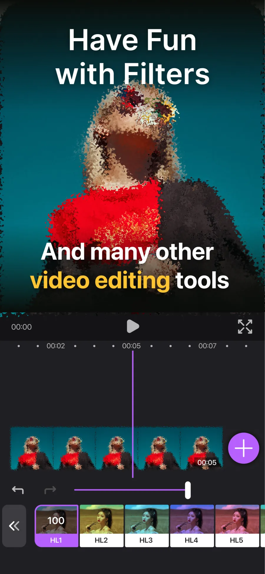 Applying filters to a facecam reaction video in ReactCam